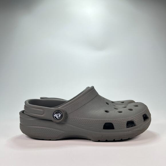 Crocs Classic Clog Sandals Slate Grey Slip On Shoes Lightweight Women's Size 7 - Picture 1 of 10